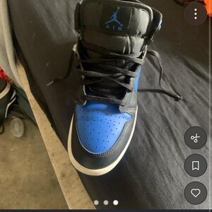 Jordan Kids Sneakers Black and Blue